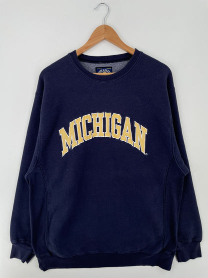 Vintage MICHIGAN Size L College Sweat-shirt / A8863