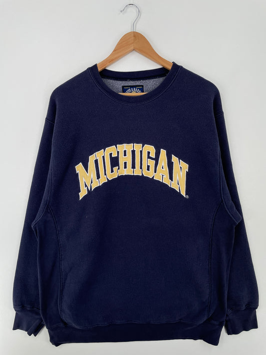 Vintage MICHIGAN Size L College Sweat-shirt / A8863