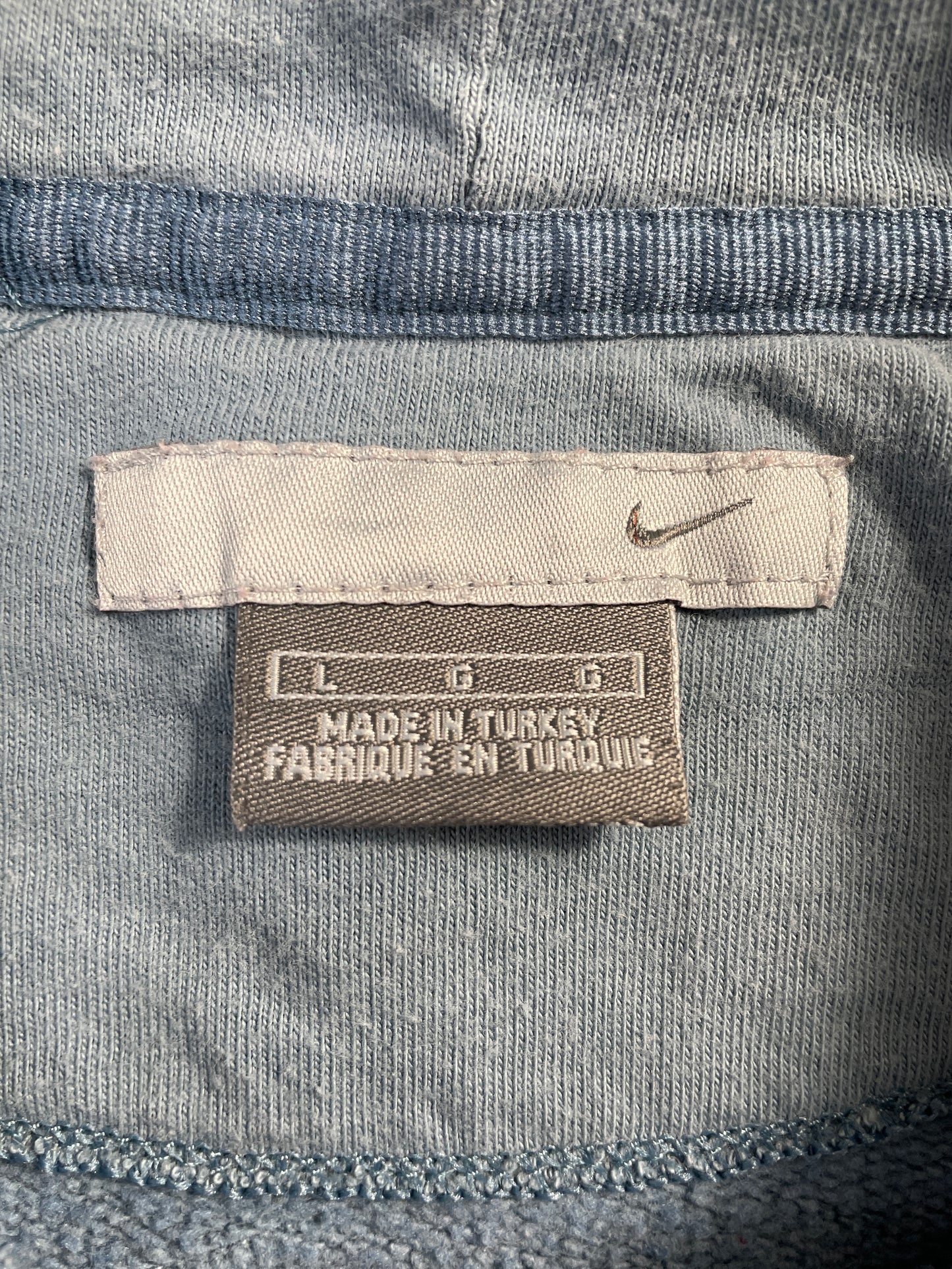 00’ NIKE MINI SWOOSH Size L Hoodie Sweat-shirt / E6553S