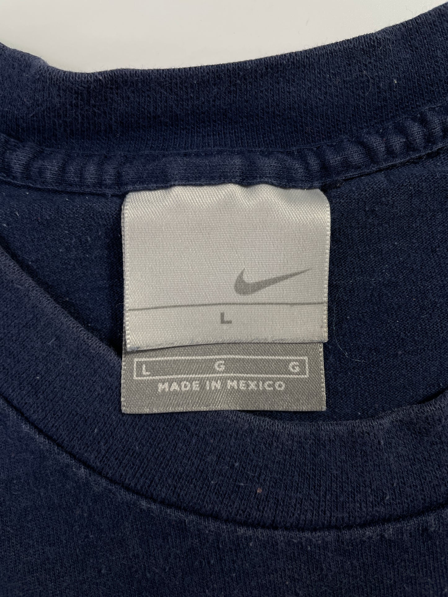 00' NIKE MINI SWOOSH Size L Vintage T-Shirt / E4453T