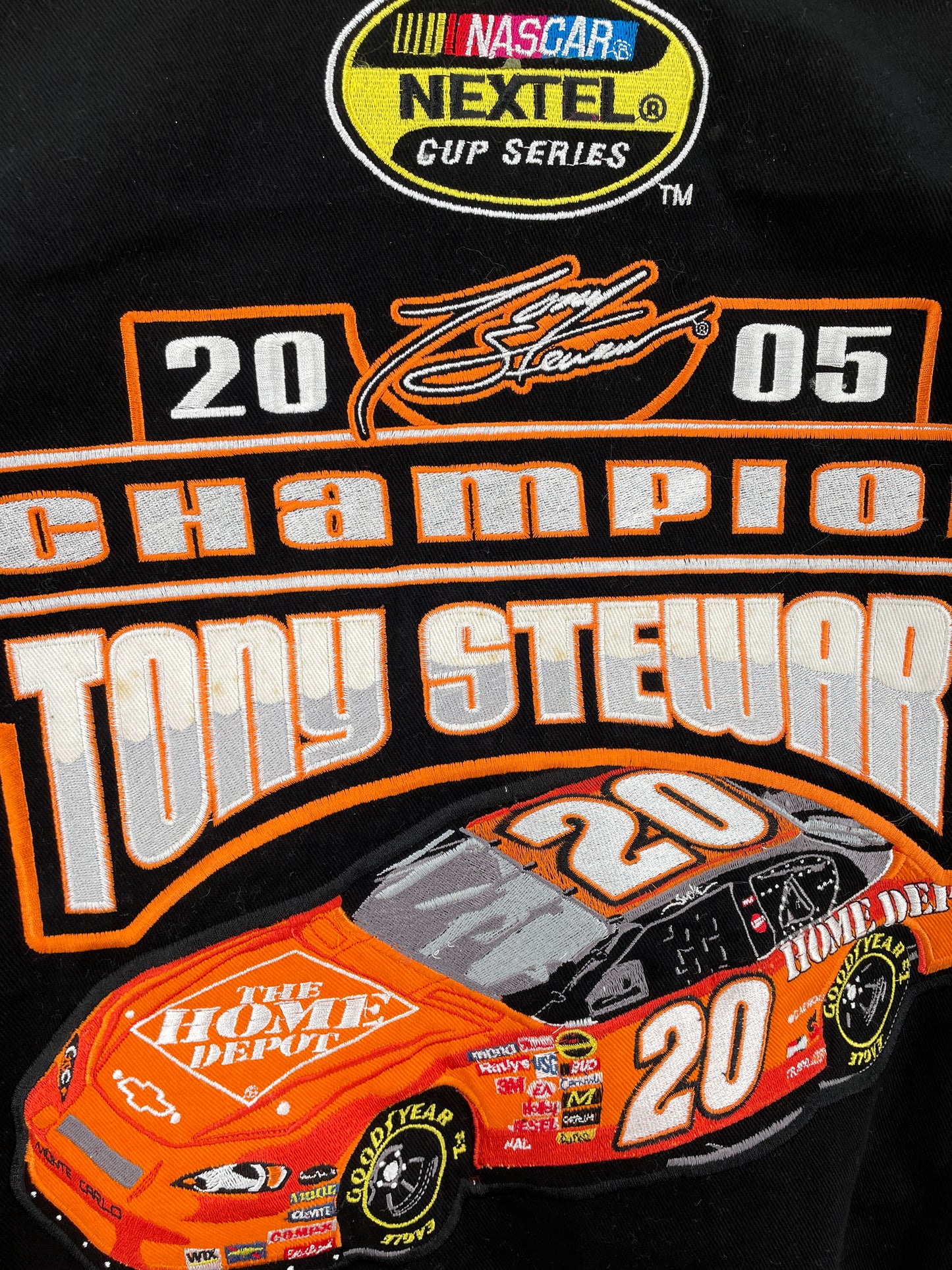 2005 DEAD STOCK NASCAR x TONY STEWAR Dead stock Size XL Vintage Racing Jacket / E862