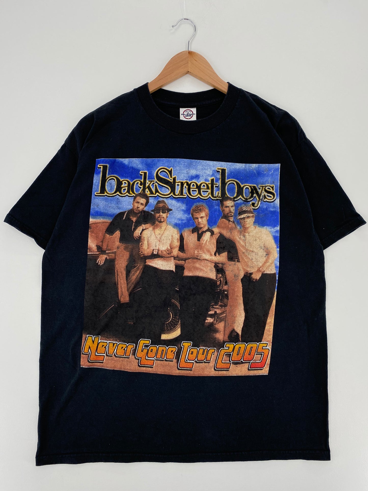 2005 BACK STREET BOYS Size L Vintage Music T-Shirt / A1973