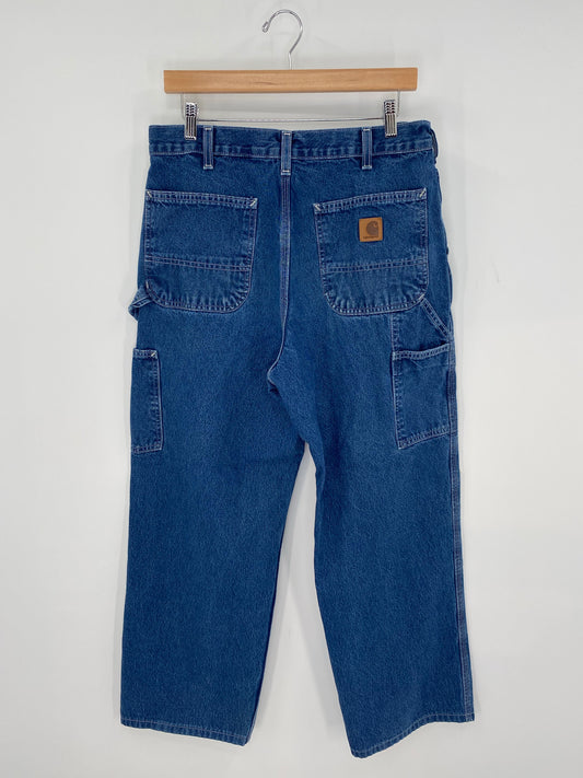 Vintage CARHARTT Size W30xL28 Denim Pants / K9363