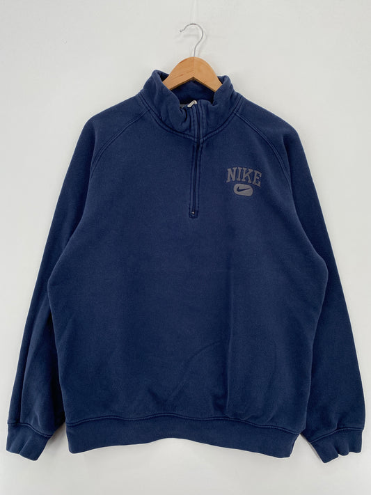 00' NIKE Size XL Vintage Half Zip Sweat Shirts / A7262