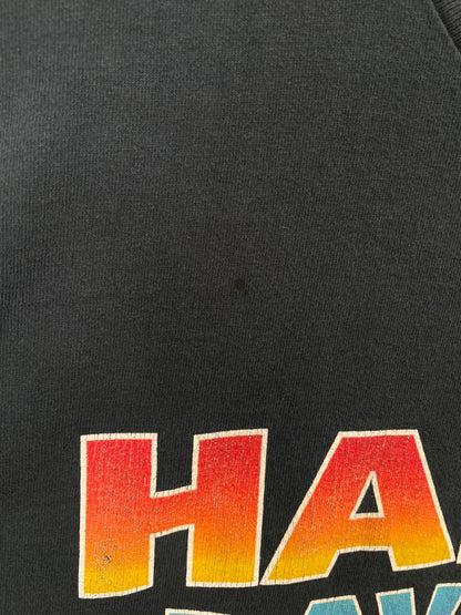 1998 HARLEY DAVIDSON x ILLINOIS Made in USA Size XL Vintage Long Sleeve T-Shirt / A1258