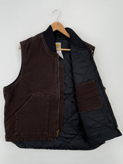 Vintage CARHARTT Size XL Duck Vest / A8052