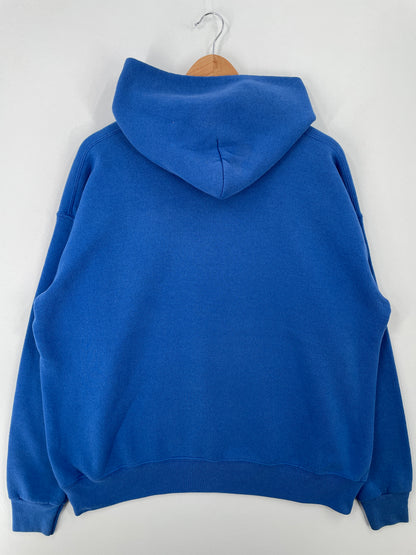 90's NEW YORK RANGERS Made in USA Size L Vintage NHL Hoodie Sweat-Shirt / A8828