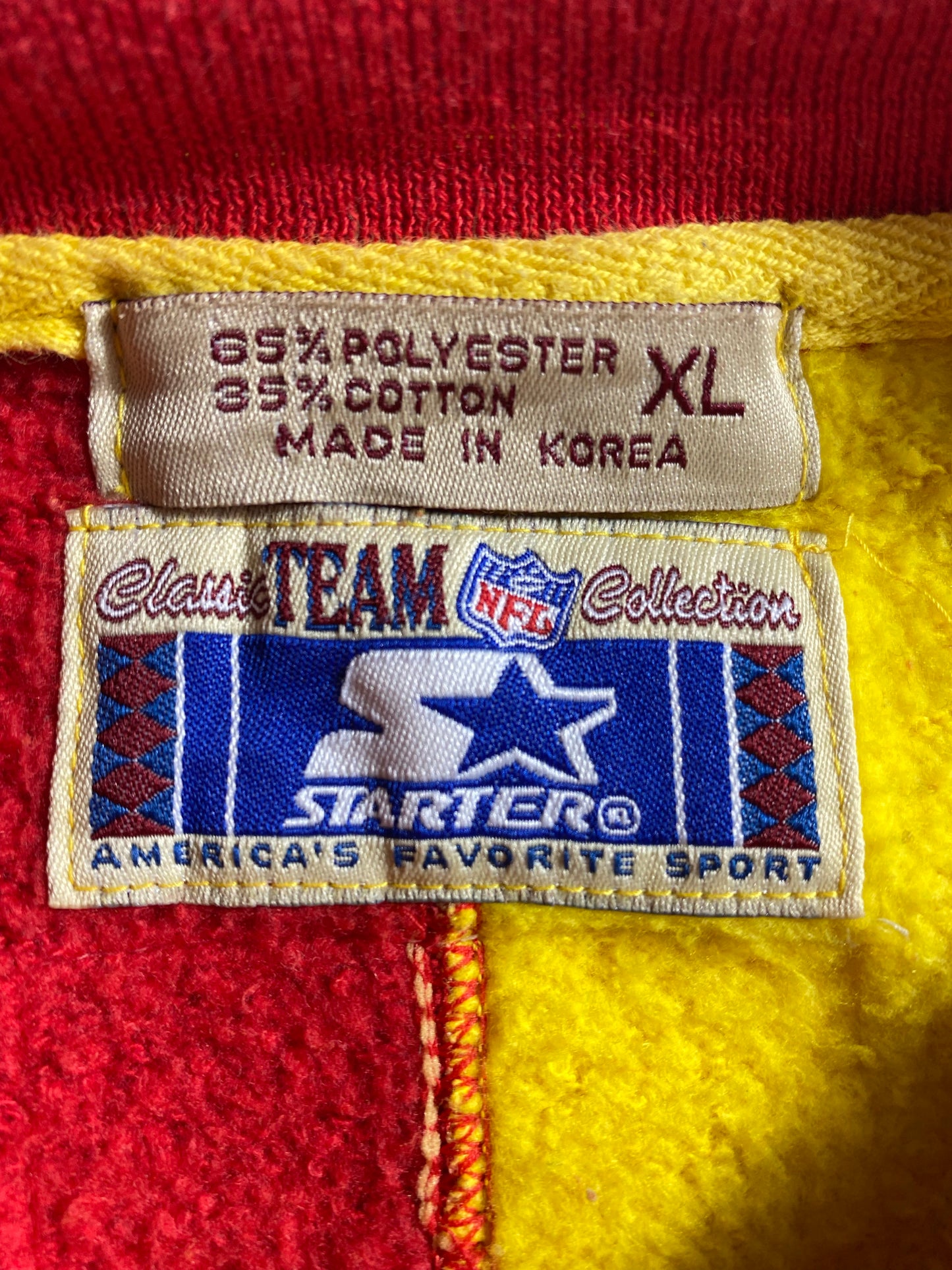 90’s STARTER x KANSAS CITY CHIEFS Size XL NFL Sweat shirt / K5443