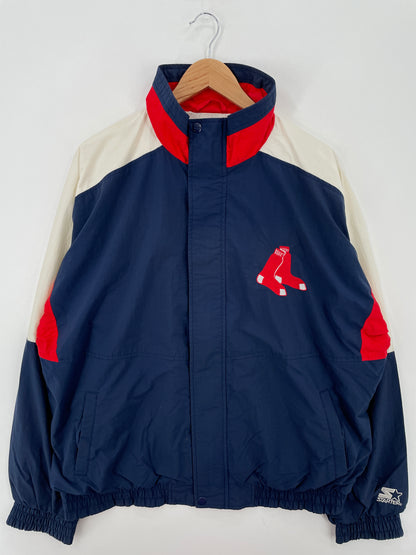 90's STARTER x BOSTON REDSOX Size XL Vintage MLB Nylon Jacket / A6833