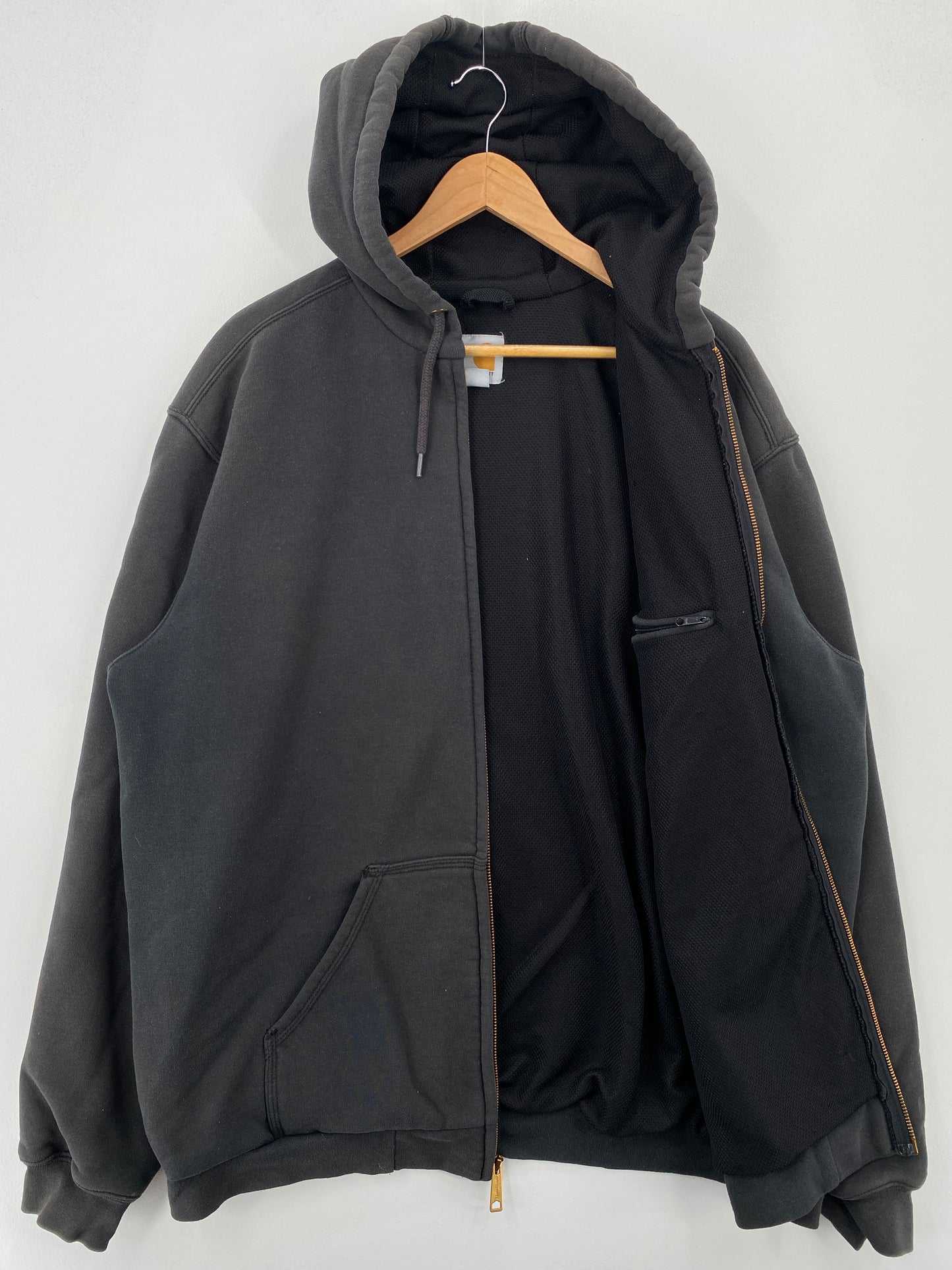 Vintage CARHARTT Size L Hoodie Zip-up Sweat-Shirt / A7927