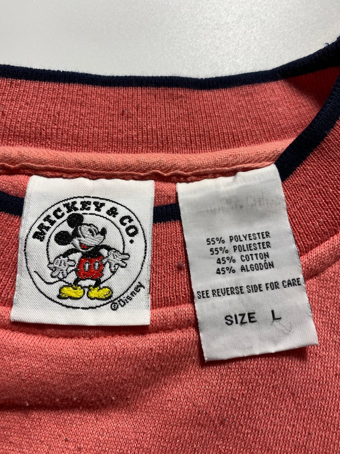 90’s DISNEY MICKEY Size L Vintage Sweat-shirt / K6159