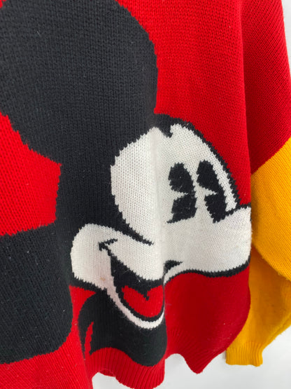 90's DISNEY MICKEY Size XL Vintage Knitwear / K7088