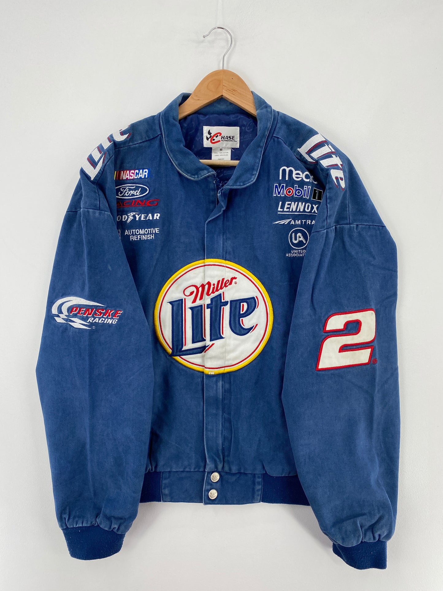 Vintage MILLER LITE Size M Racing Jacket / E1912J