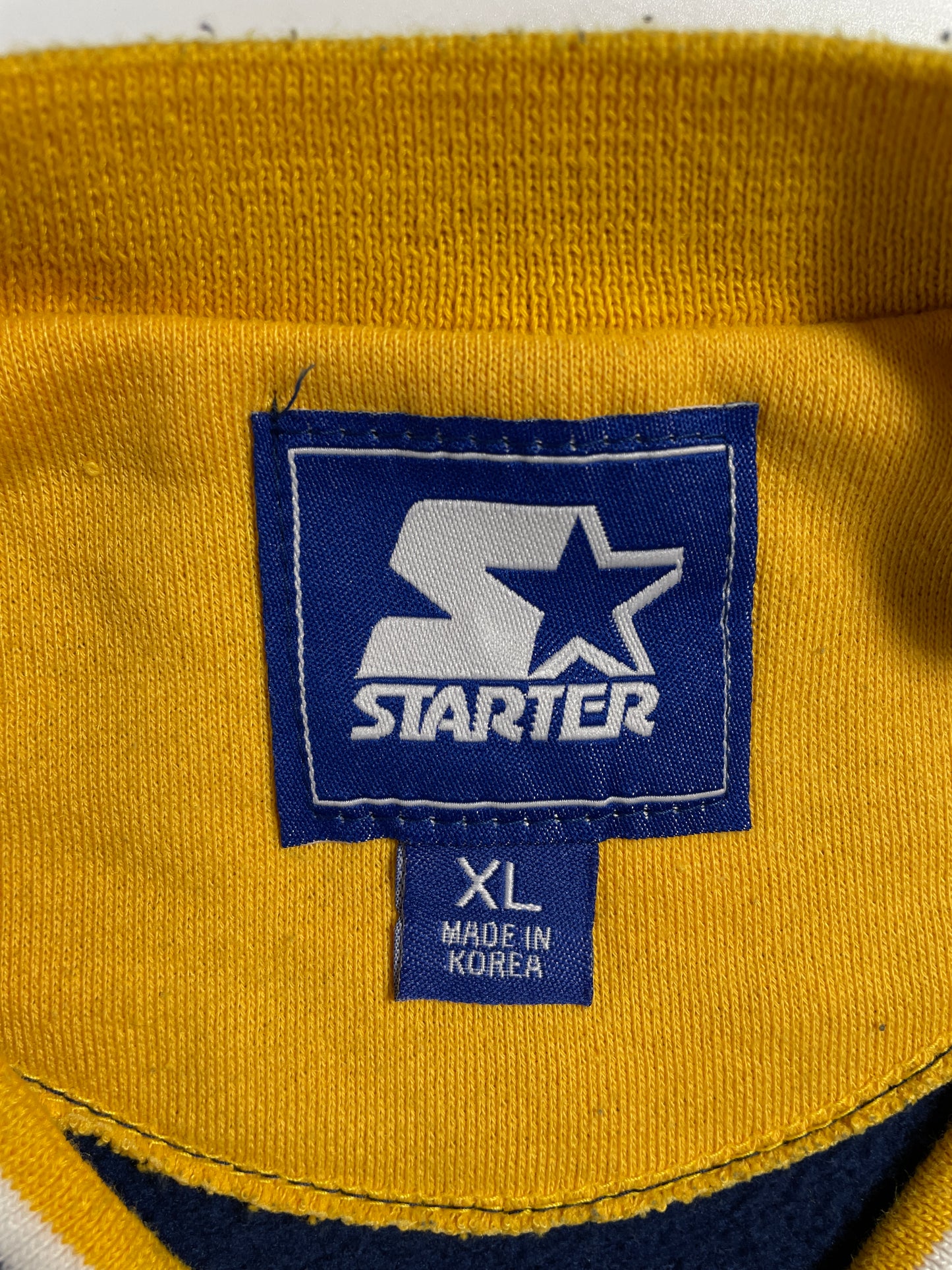90's STARTER x MICHIGAN Size XL Vintage College Sweat-Shirt / A9510