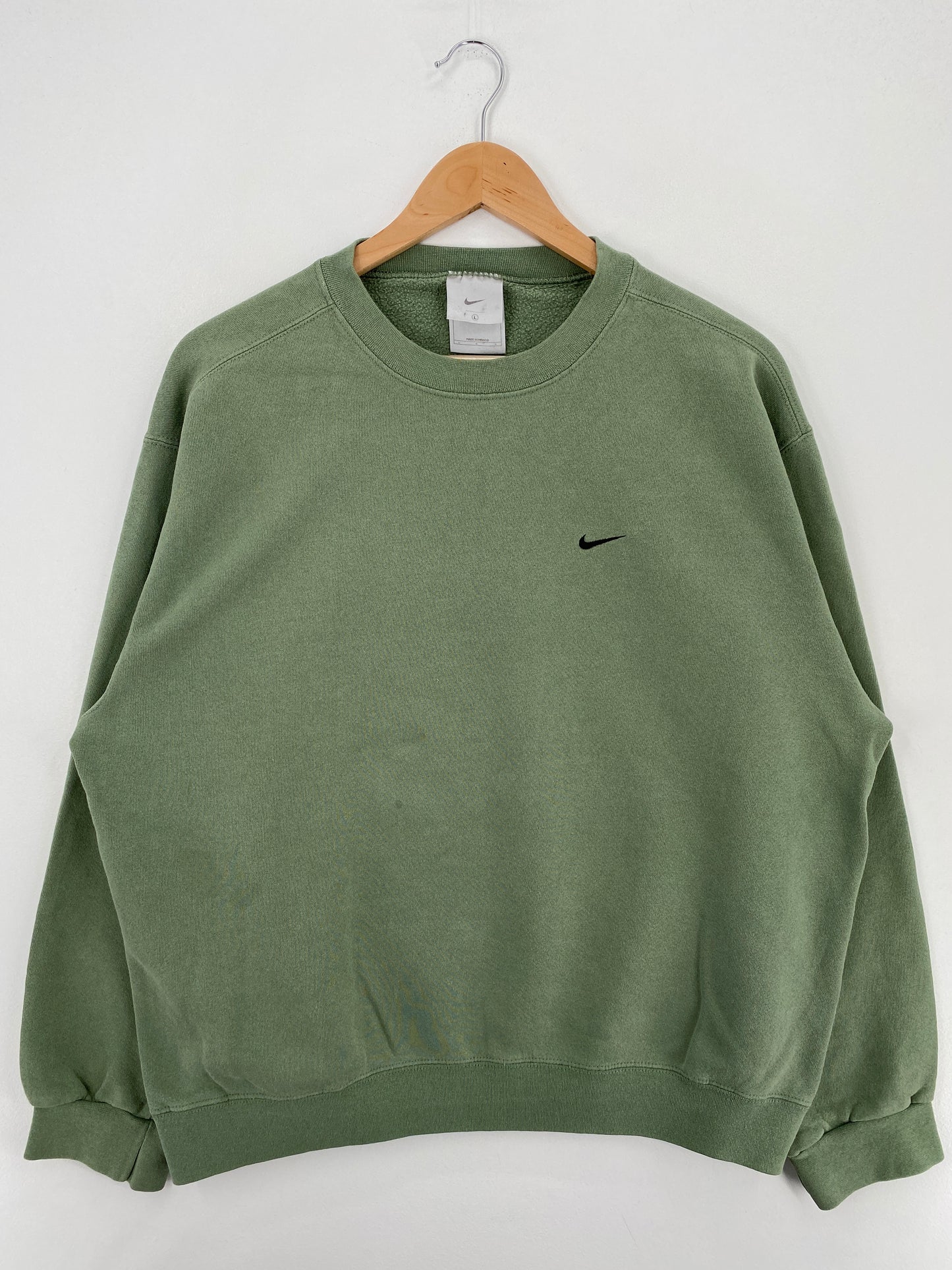 90's NIKE MINI SWOOSH Size L Vintage Sweat-Shirts / A6096