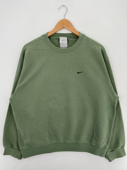 90's NIKE MINI SWOOSH Size L Vintage Sweat-Shirts / A6096