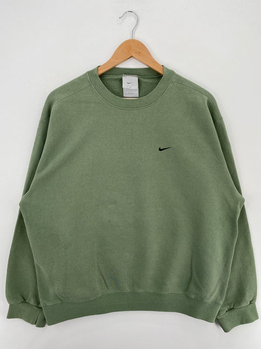 90's NIKE MINI SWOOSH Size L Vintage Sweat-Shirts / A6096