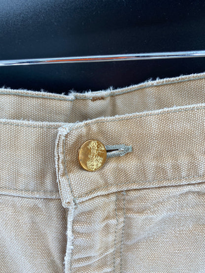 Vintage CARHARTT Size No tag (Approx. 31 x 29) Double Knee Duck Pants / K6520