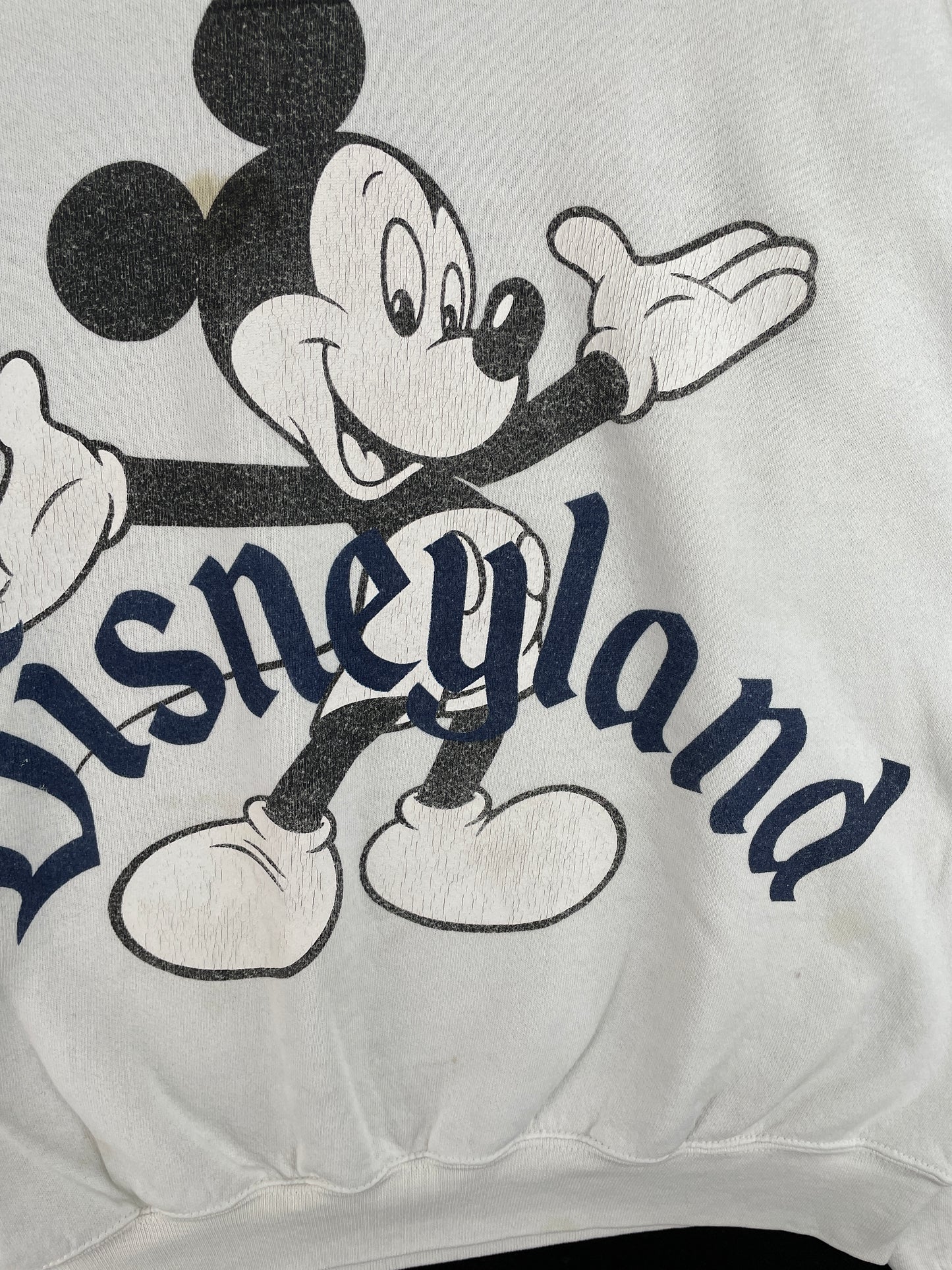 90's DISNEY MICKEY Made in USA Size Approx.XXL Vintage Sweat-shirt / E4667S