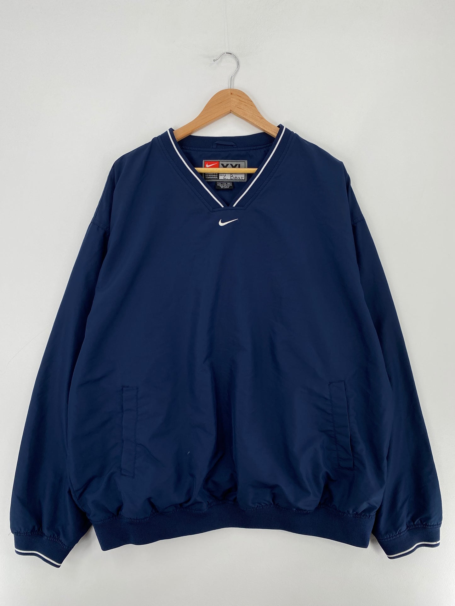 00' NIKE Size XXL Vintage Nylon Sweat Shirt / E4883J