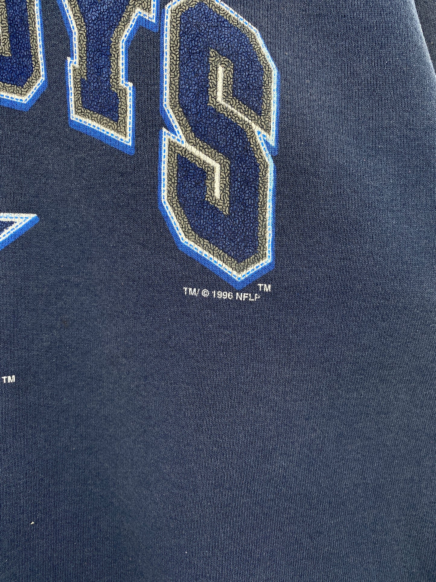 1996 DALLAS COWBOYS Made in USA Size XL Vintage NFL Sweat-Shirt / A7640