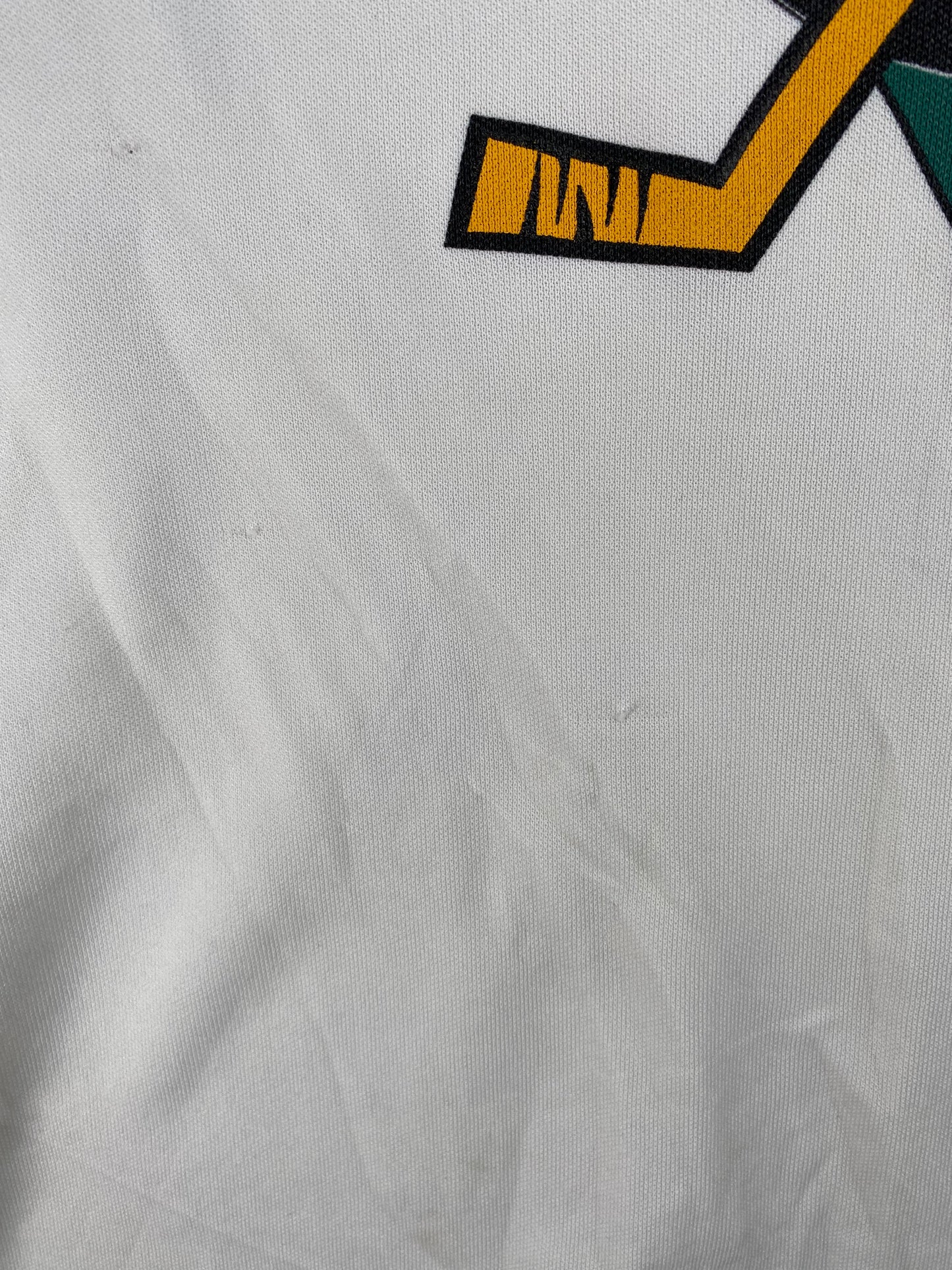 90’s ANAHEIM MIGHTY DUCKS Size XXXL Vintage NHL Hockey Game T-Shirt  / A660
