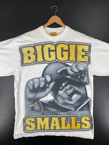 00' BIGGIE SMALLS Size XXL Vintage Music T-Shirt / A4960