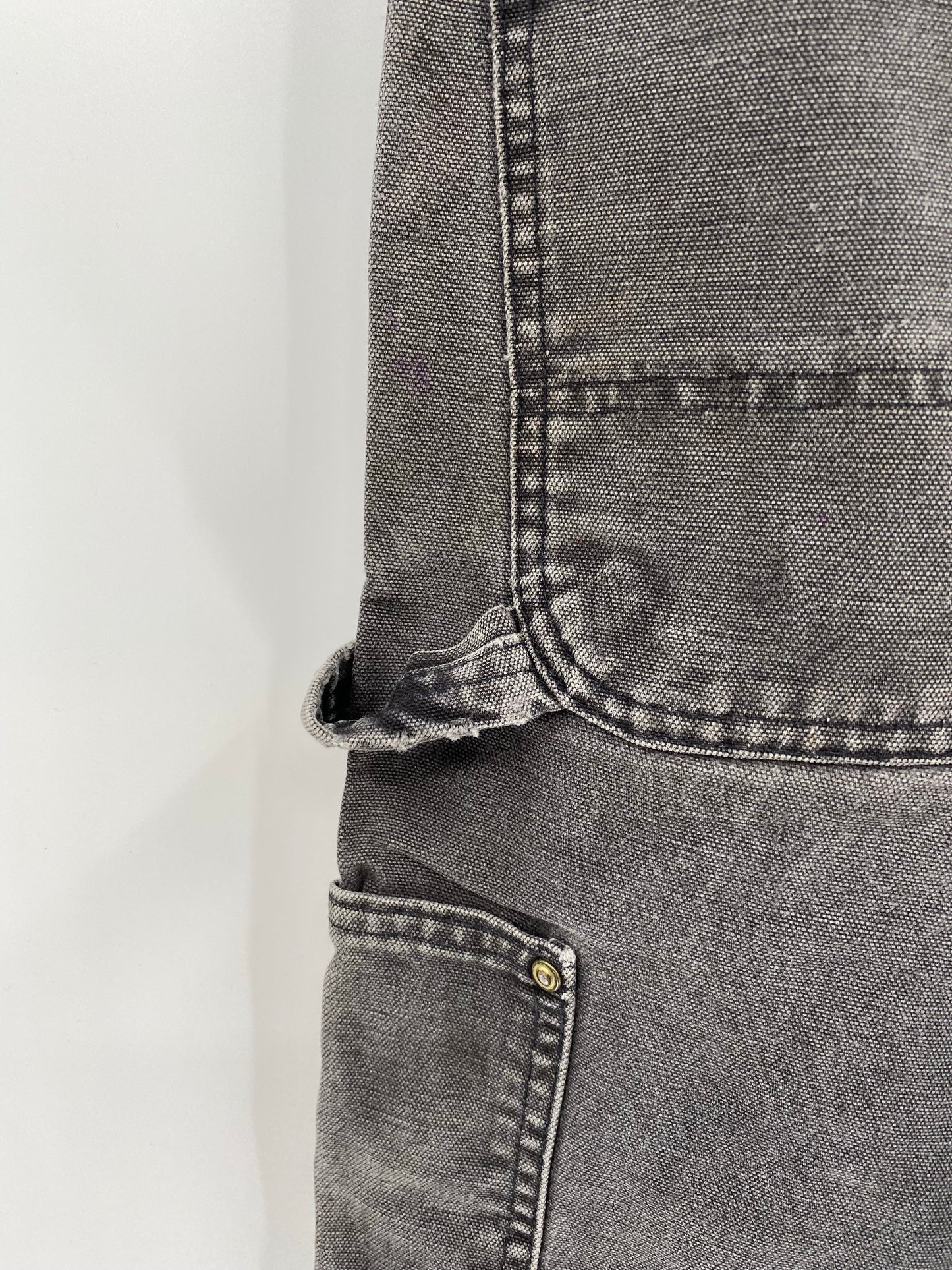 Vintage CARHARTT Size 34x30 Double Knee Duck Pants / K6521