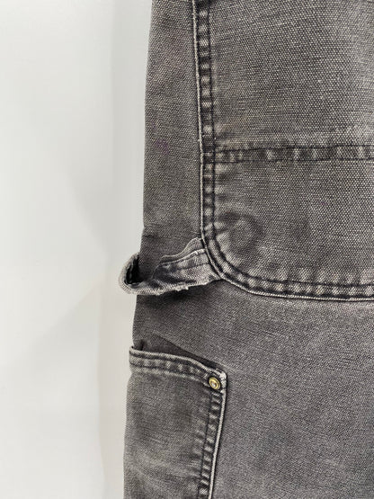Vintage CARHARTT Size 34x30 Double Knee Duck Pants / K6521