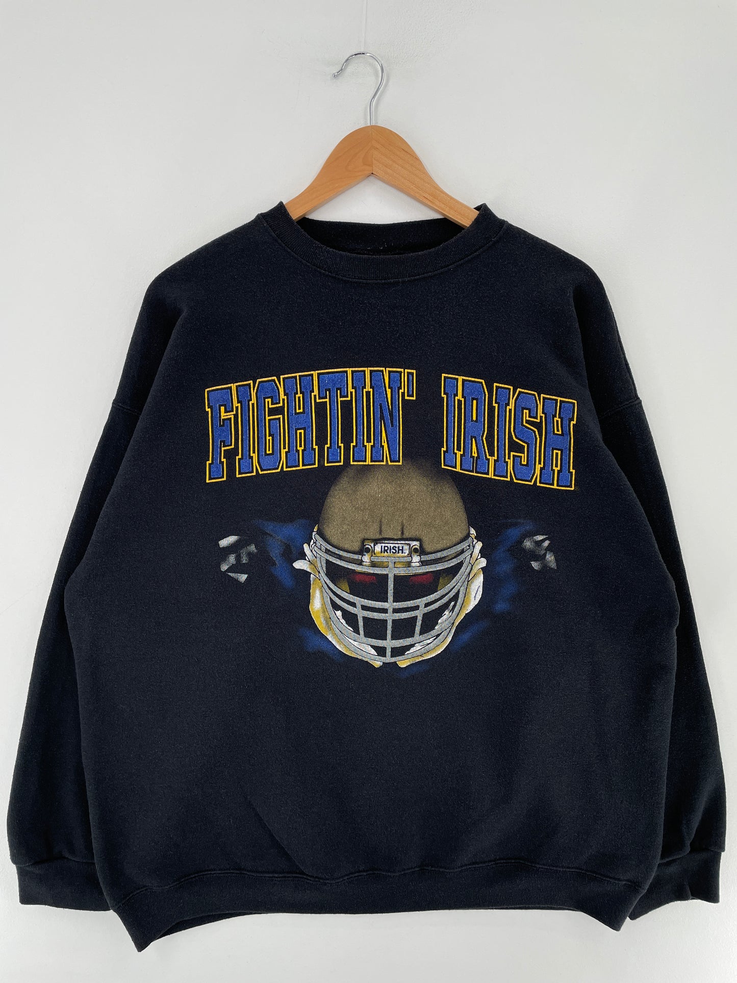 90's NOTRE DAME FIGHTING IRISH Made in USA Size XXL Vintage College Sweat-Shirt / E6461S