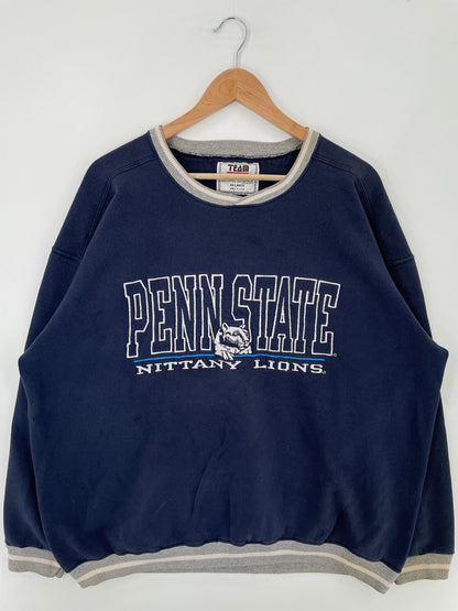 90's PENN STATE Made in USA Size XXL Vintage College Sweat-Shirt / E1847S