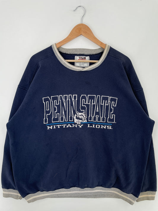 90's PENN STATE Made in USA Size XXL Vintage College Sweat-Shirt / E1847S