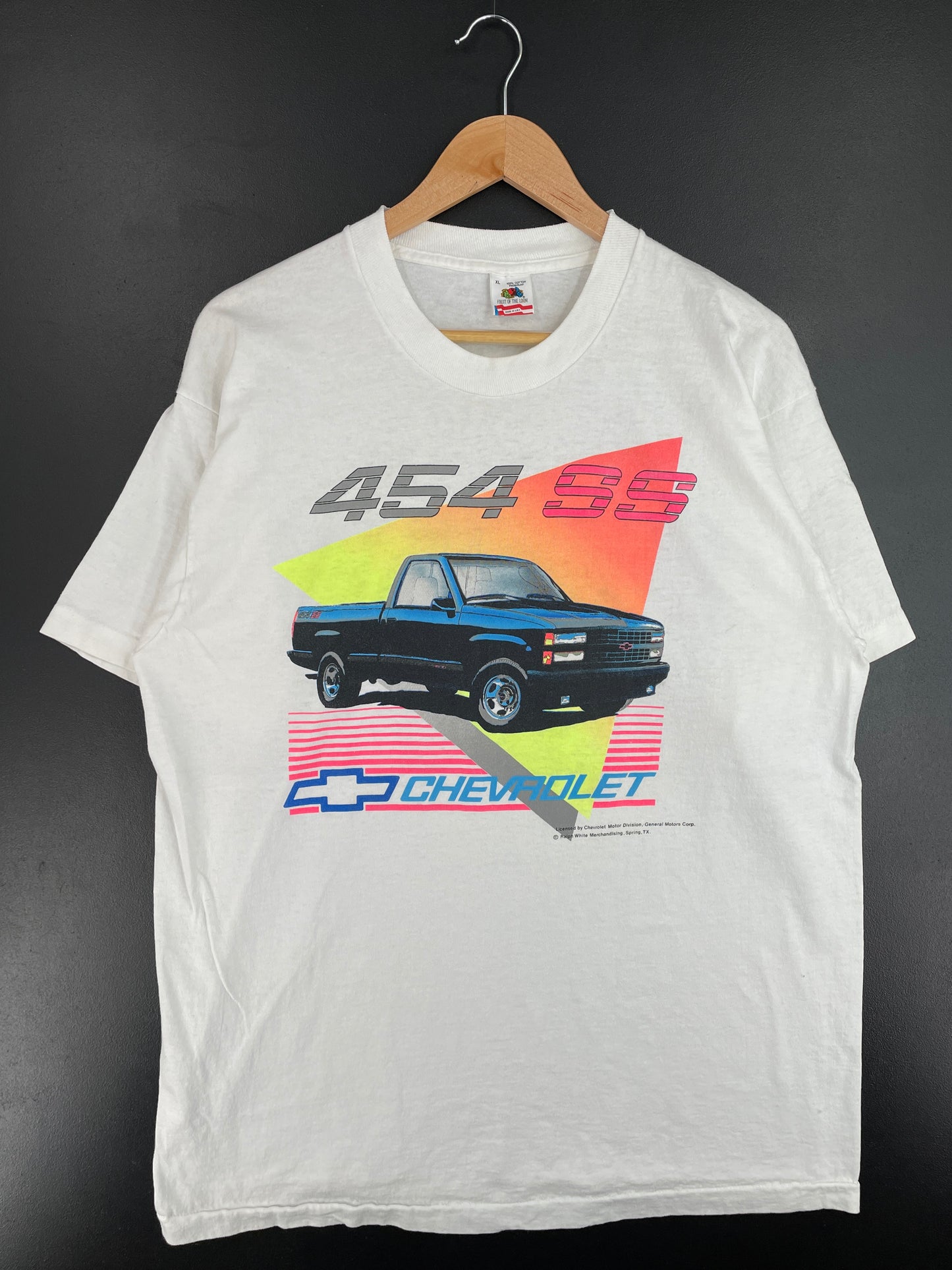 90's CHEVROLET 454 SS Made in USA Size XL Vintage Racing T-Shirt / E4309T