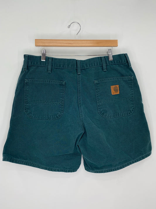 Vintage CARHARTT Size No Tag (Approx.36) Duck Shorts / K9371
