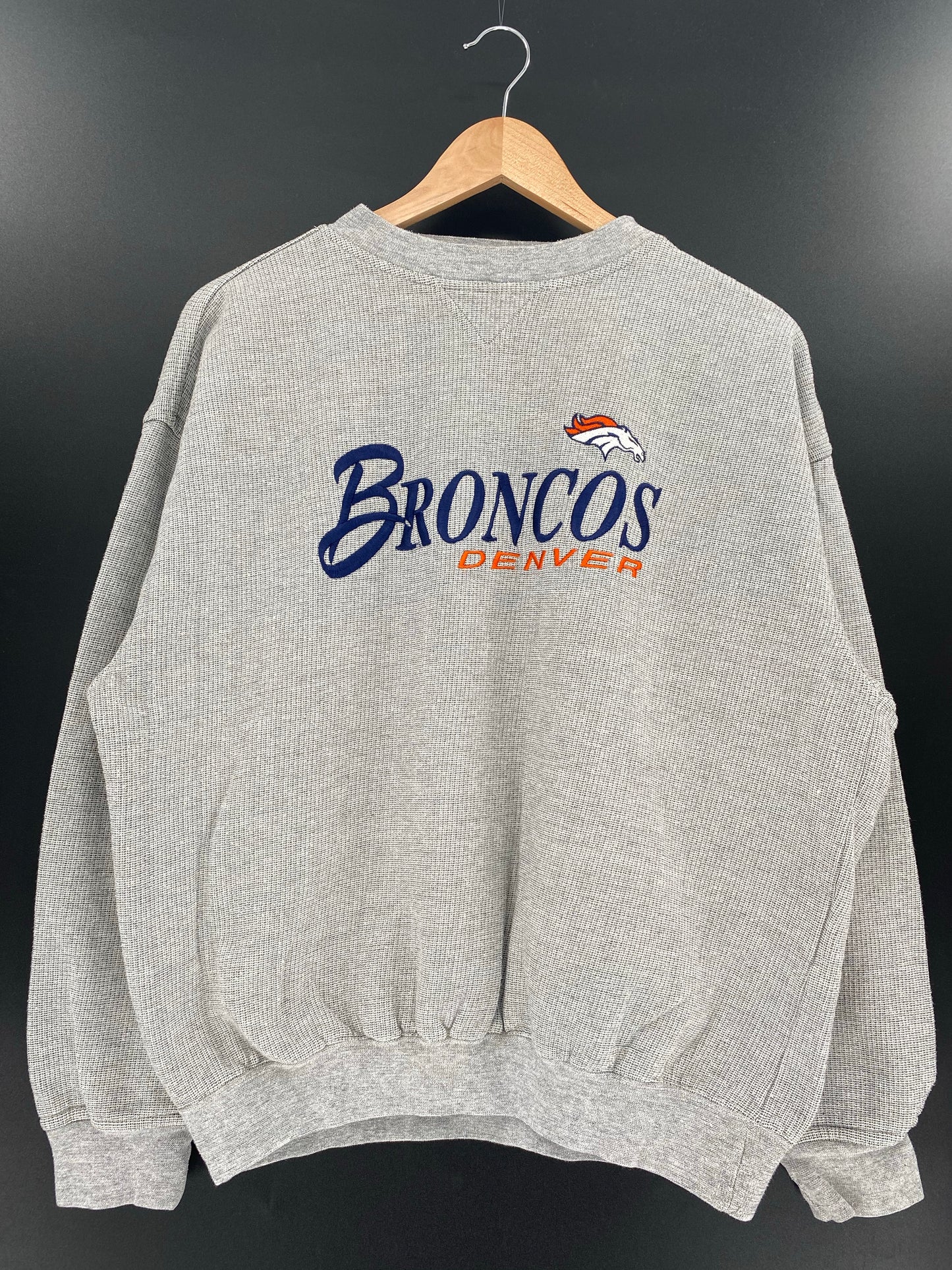 Vintage BRONCOS Size L NFL Sweat-shirt / K5238