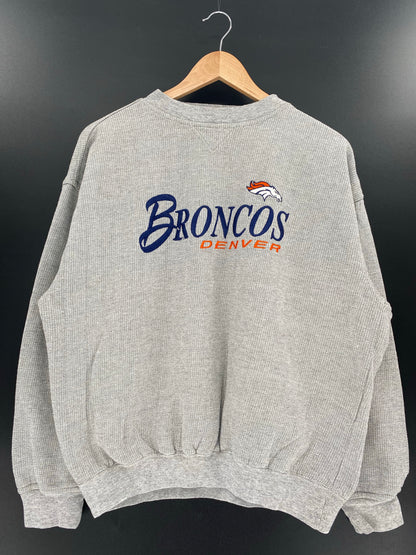 Vintage BRONCOS Size L NFL Sweat-shirt / K5238