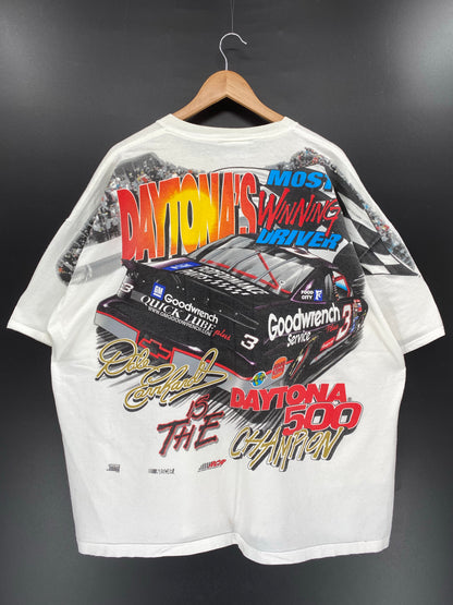 Vintage NASCAR DALE EARNHARDT Size XXL Racing T-Shirt / K6217