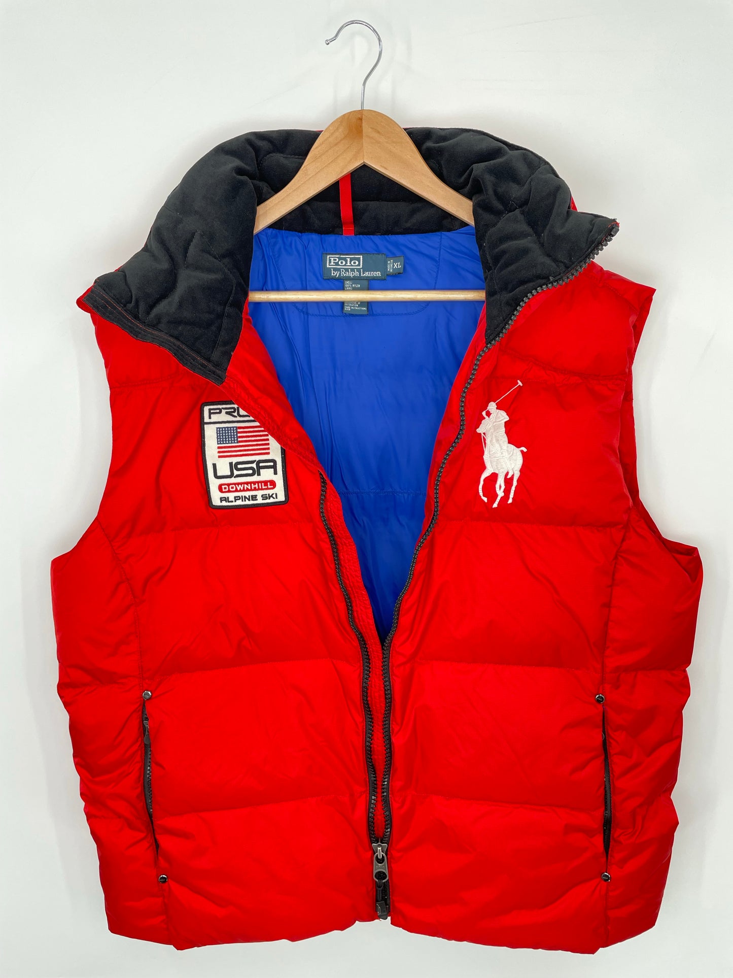 Vintage POLO RALPH LAUREN Size XL Vintage Down Vest / K8379