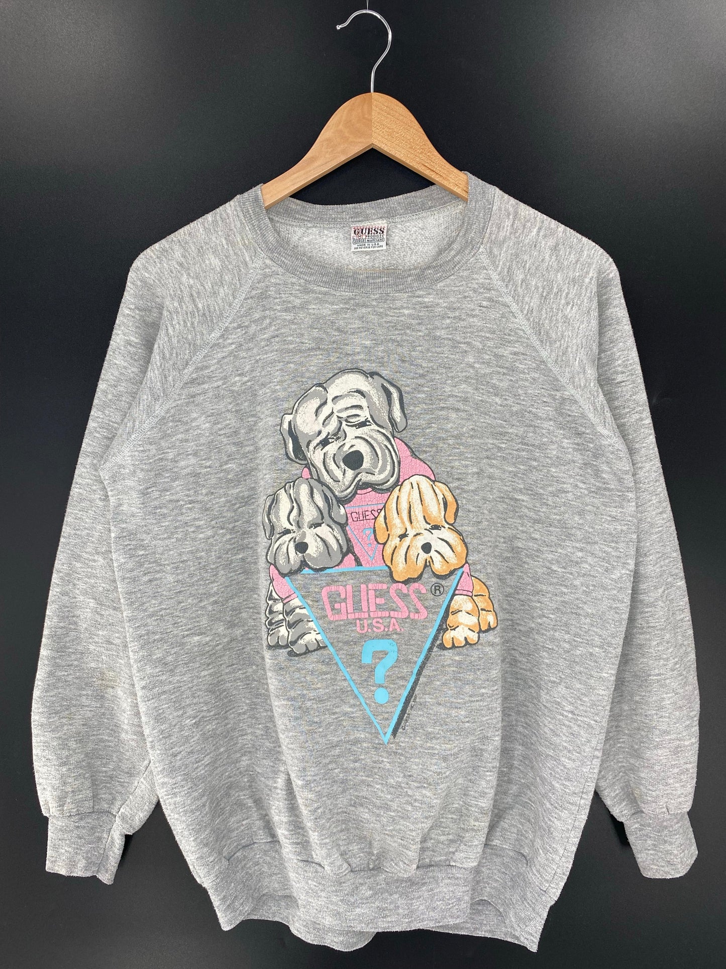 80’s GUESS Made in USA Size M Vintage Sweat-shirt / A9145