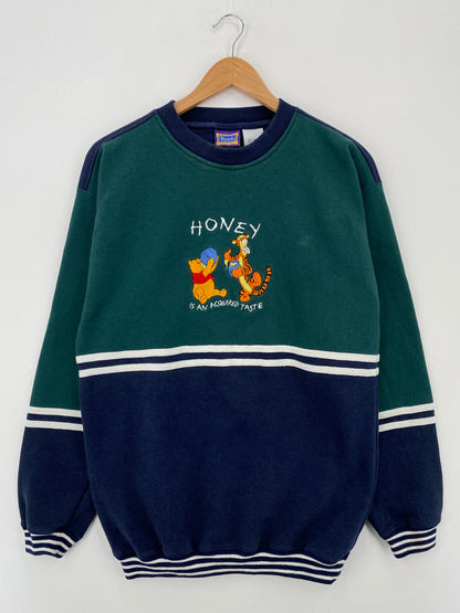 00' DISNEY WINNIE THE POOH Size L Vintage Sweat-shirt / A7175