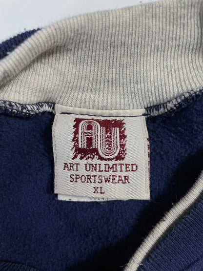 90's BASS FISH Made in USA Size XL Vintage Animal Sweat-Shirt / E351