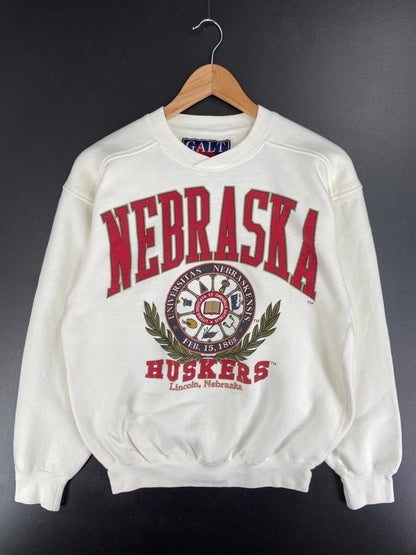 .00' UNIVERSITY OF NEBRASKA Size S Vintage College Sweat-Shirt / E6021S