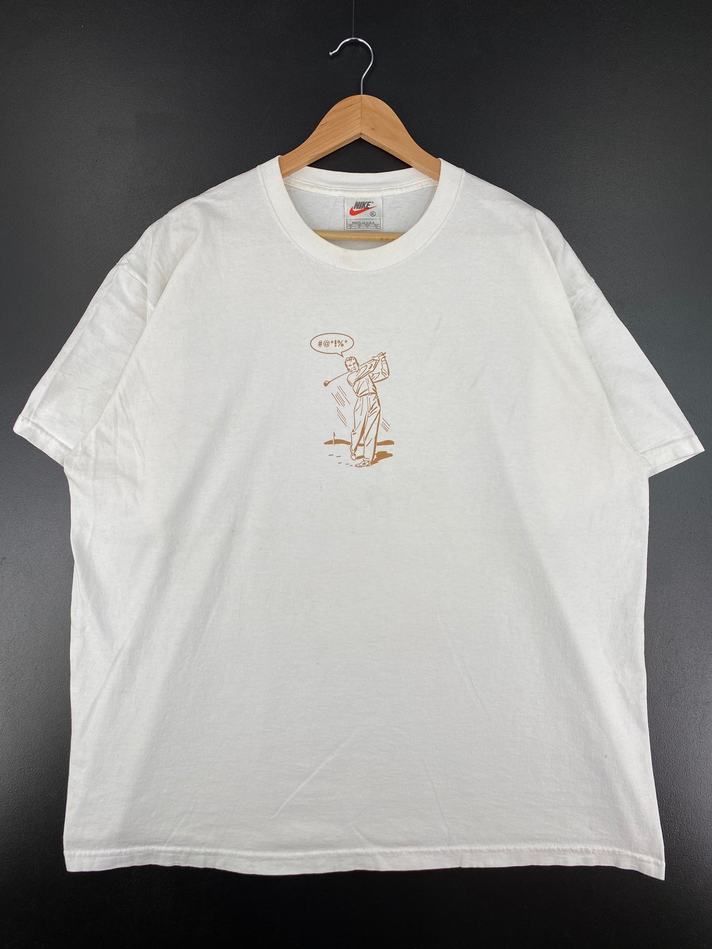 90's NIKE GOLF Made in USA Sizde XL Vintage T-Shirt / A2373