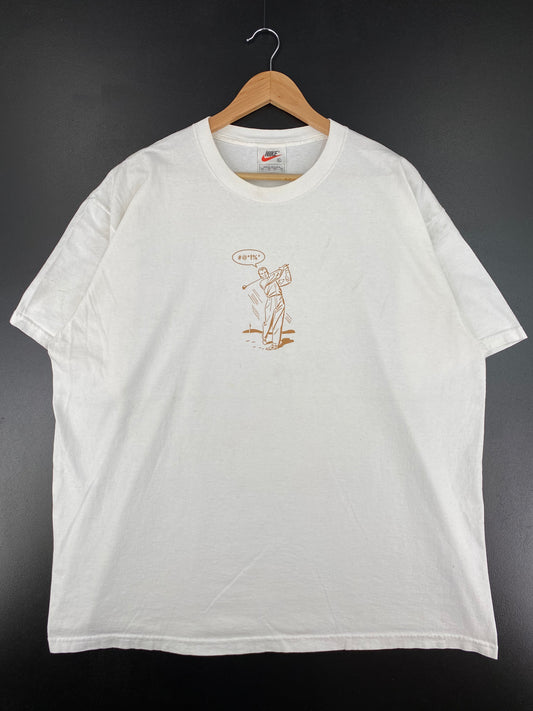90's NIKE GOLF Made in USA Sizde XL Vintage T-Shirt / A2373