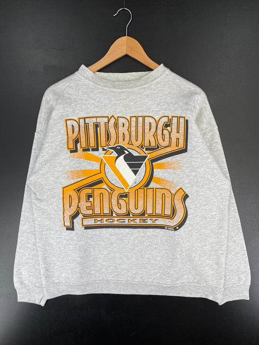 90’s PITTSBURGH PENGUINS Size L NHL Sweat-shirt / E5317S