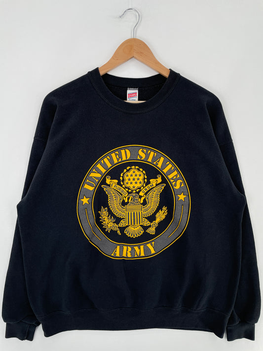 90's UNITED STATE ARMY Made in USA Size XL Vintage Sweat-Shirt / E1878S