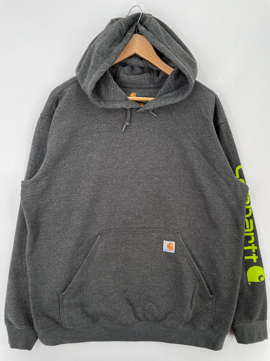 Vintage CARHARTT Size L Hoodie Sweat Shirt / E1262S