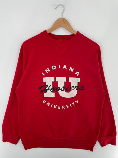 90's INDIANA HOOSIERS Made in USA Size XL Vintage College Sweat-Shirt / E3231S