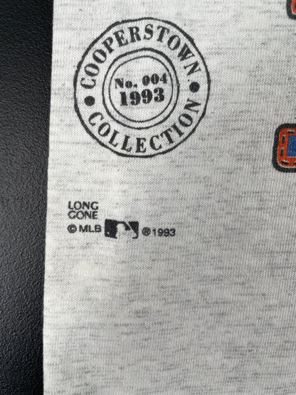 1993 NEW YORK METS Made in USA Size L Vintage MLB T-Shirt / E2883T