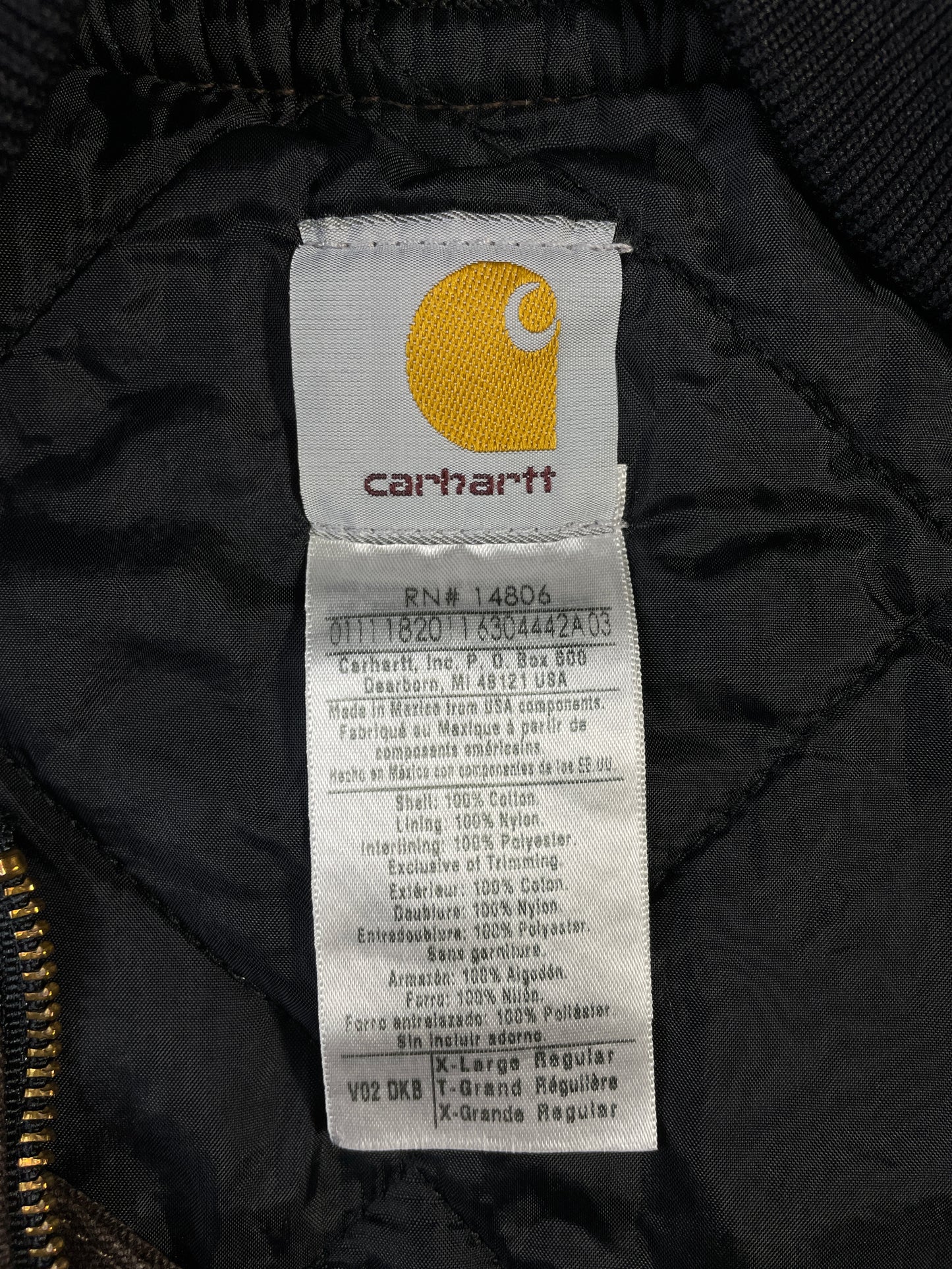 Vintage CARHARTT Size XL Duck Vest / A8052